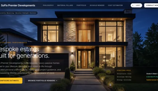 SoFlo Premiere Construction website preview